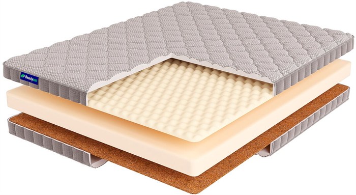 Свернутый беспружинный матрас "Roll Foam 10 Massage Cocos" - фото 109540