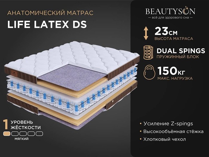 Матрас "Life Latex DS" - фото 121684