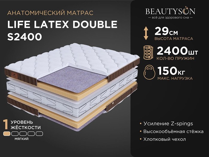 Матрас "Life Latex Double S2400" - фото 121699
