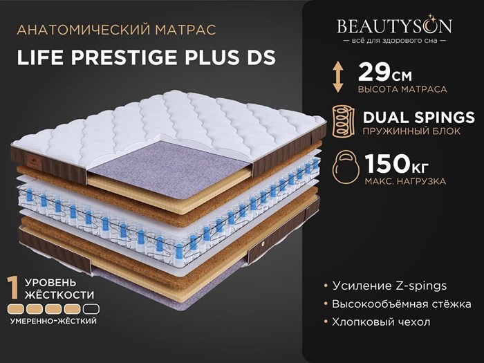 Матрас "Life Prestige Plus DS" - фото 121707