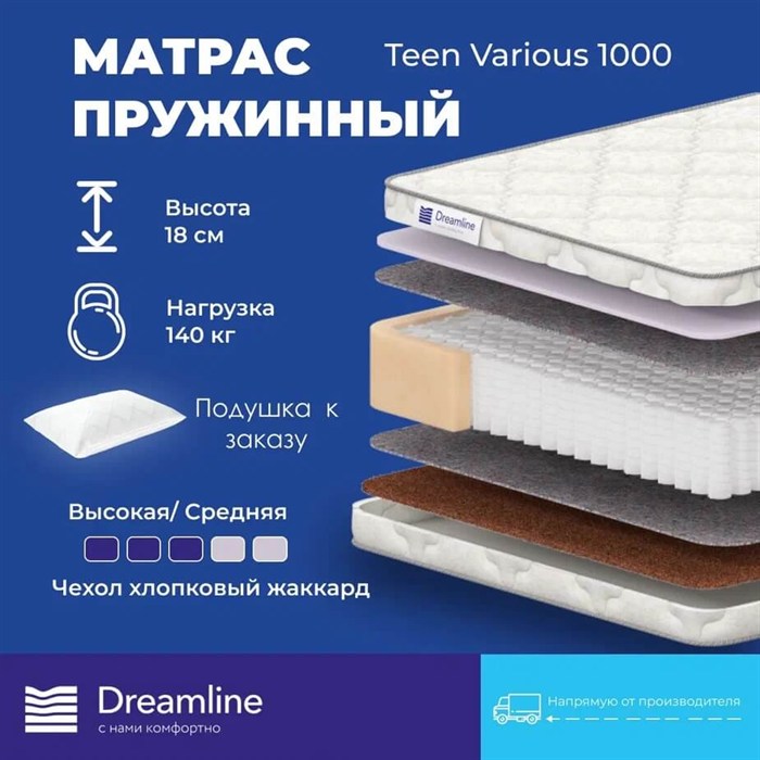 Матрас "Teen Various 1000" - фото 142258