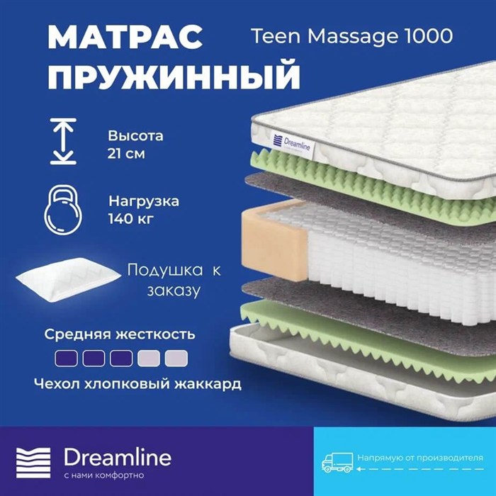 Матрас "Teen Massage 1000" - фото 142267