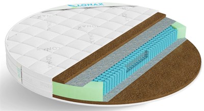 Круглый матрас "Lonax Round Cocos S1000"
