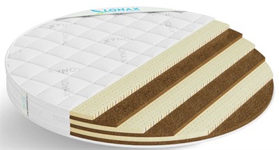Круглый матрас "Lonax Round Fusion"