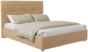 Кровать "Уника" с деревянным подъёмным механизмом, широкие ламели