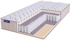 Свернутый пружинный матрас "Roll Spring Massage Latex 1 S600" LUX