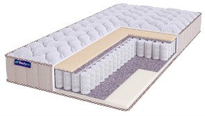 Свернутый пружинный матрас "Roll Spring Soft Latex 1 S600" LUX