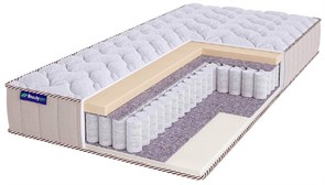 Свернутый пружинный матрас "Roll Spring Soft EcoLatex 3 S600" LUX