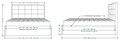 Кровать "Адель" с подъемным механизмом - фото 151903