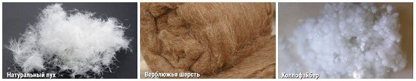 Сравнение наполнителей для зимних одеял